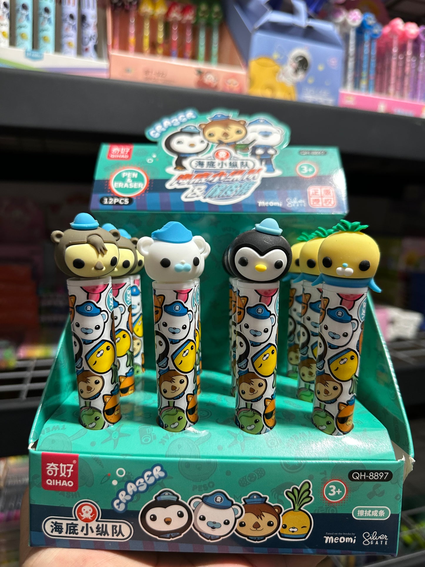 GOMA LAPIZ PINGUINO