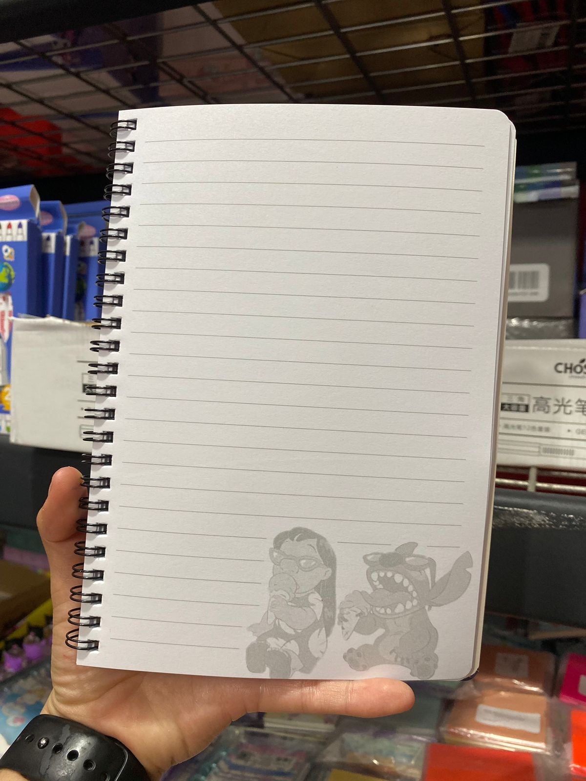 LIBRETA STITCH CON HOLOGRAMA