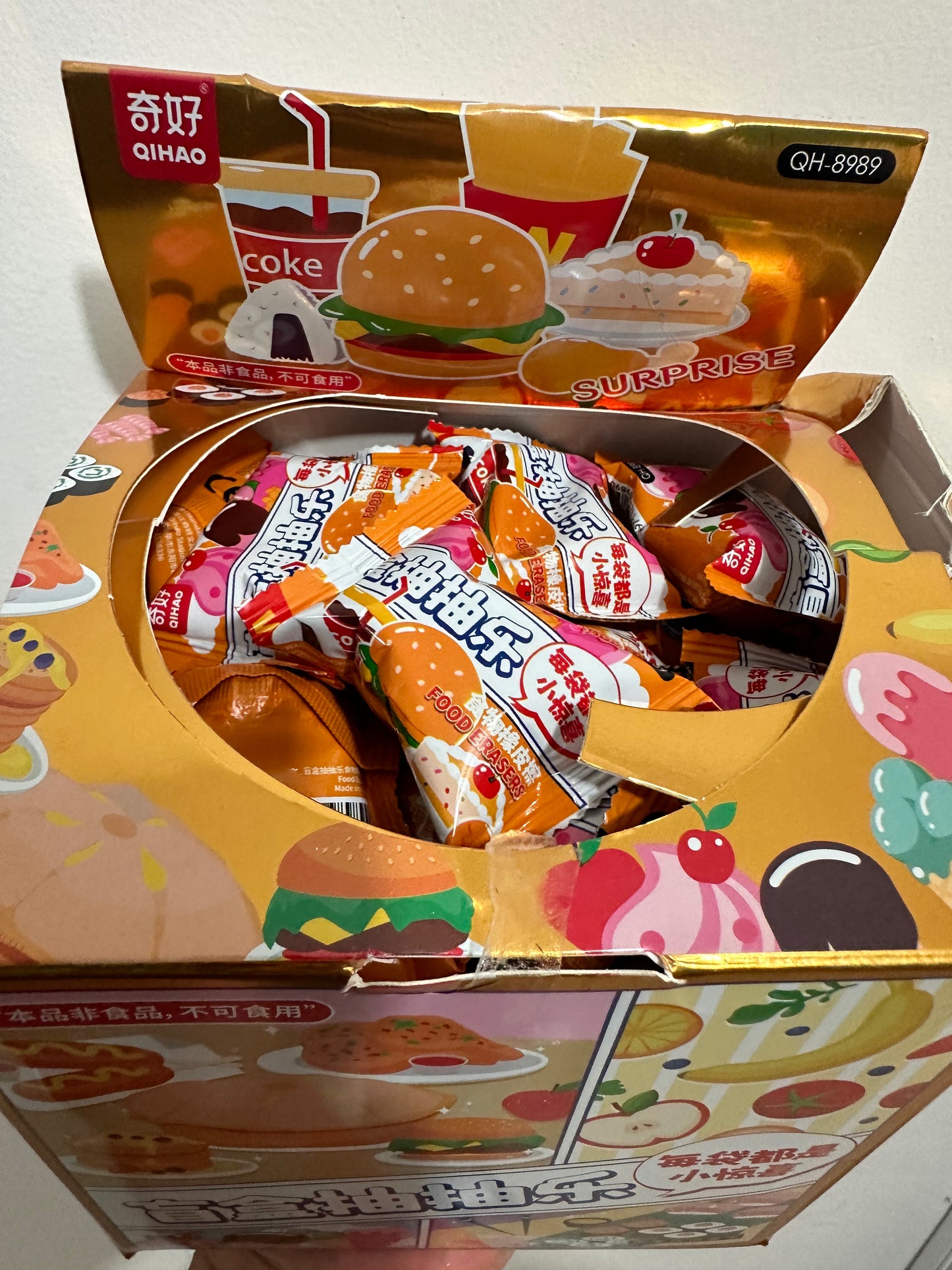 GOMA COMIDA RÁPIDA SORPRESA