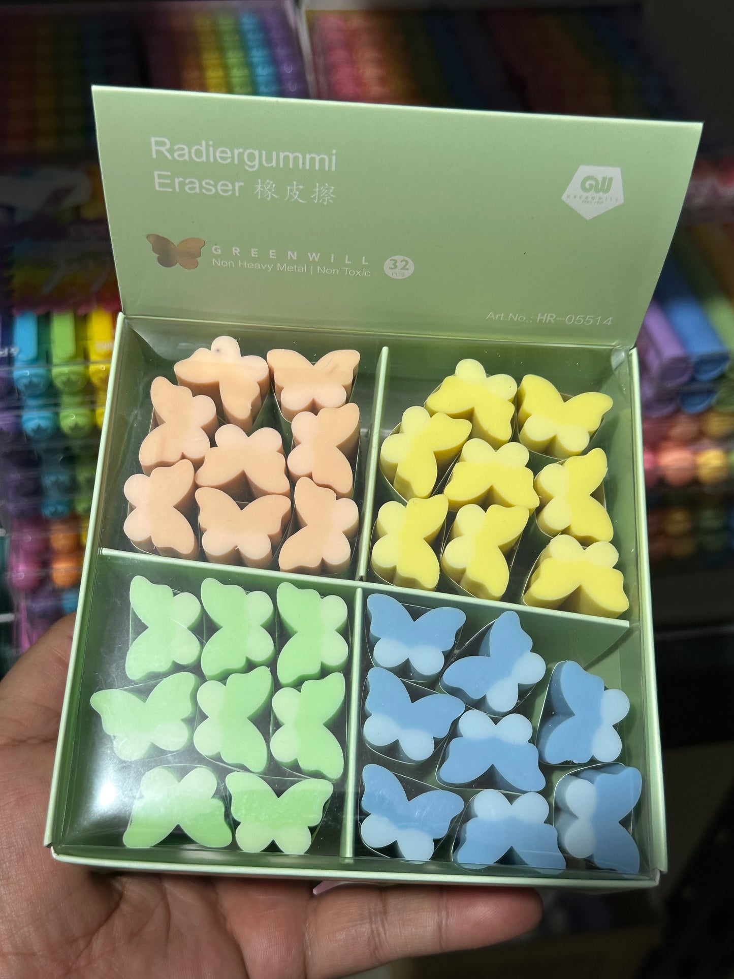 GOMA MARIPOSAS