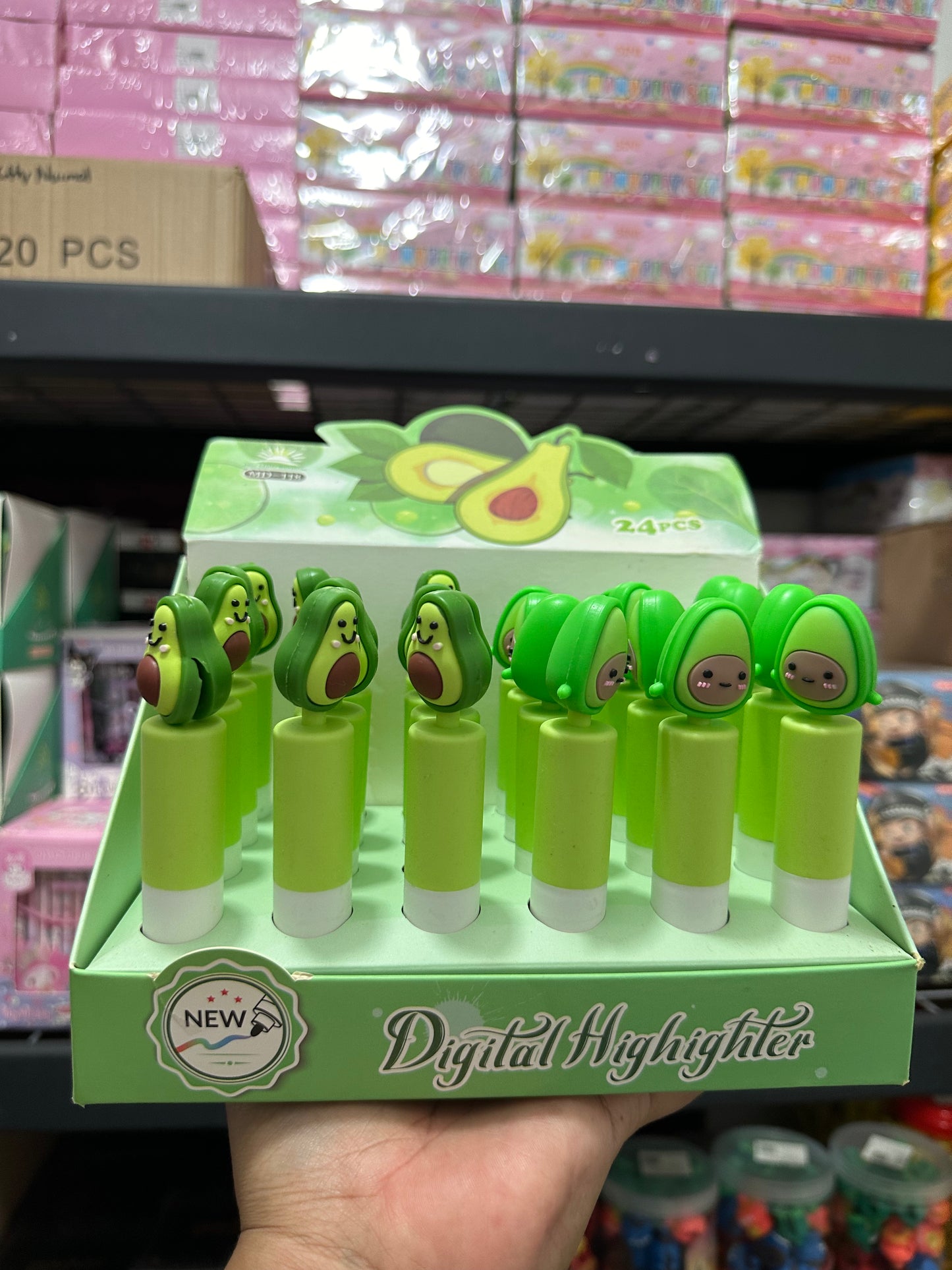 CAJA MARCATEXTO AGUACATE 24pz