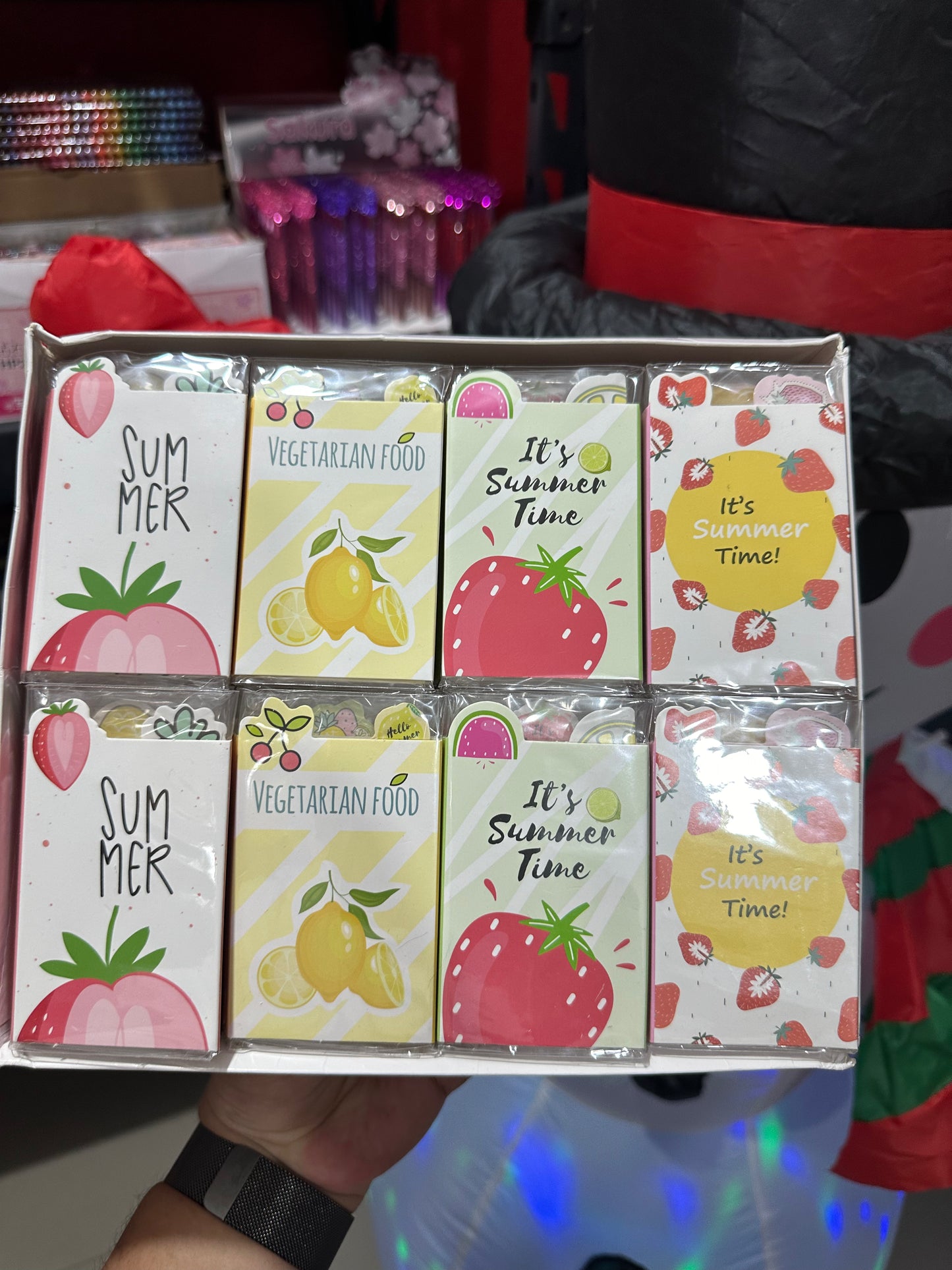 CARTERA POST IT FRUTAS