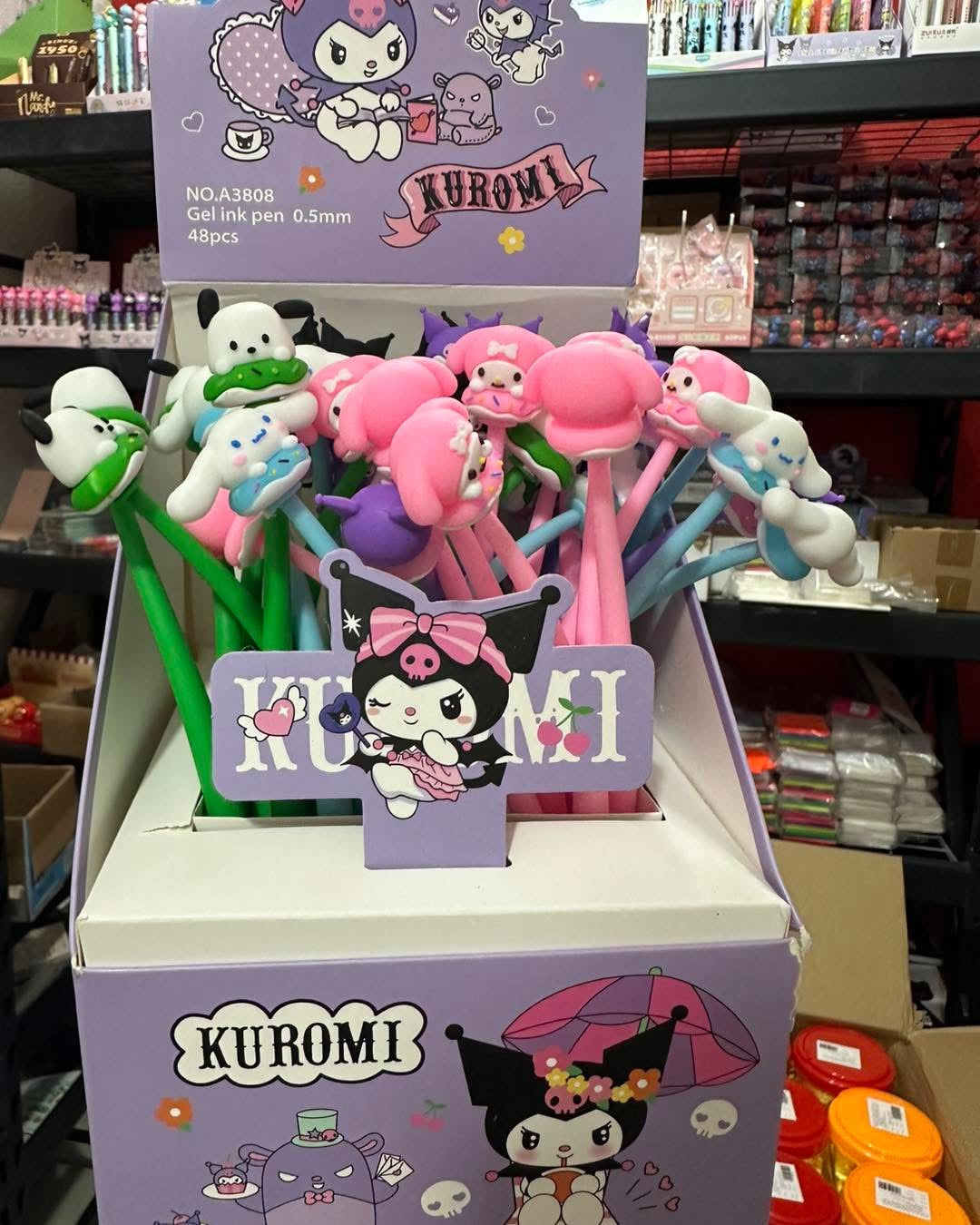 CAJA PLUMA SANRIO 48 pz