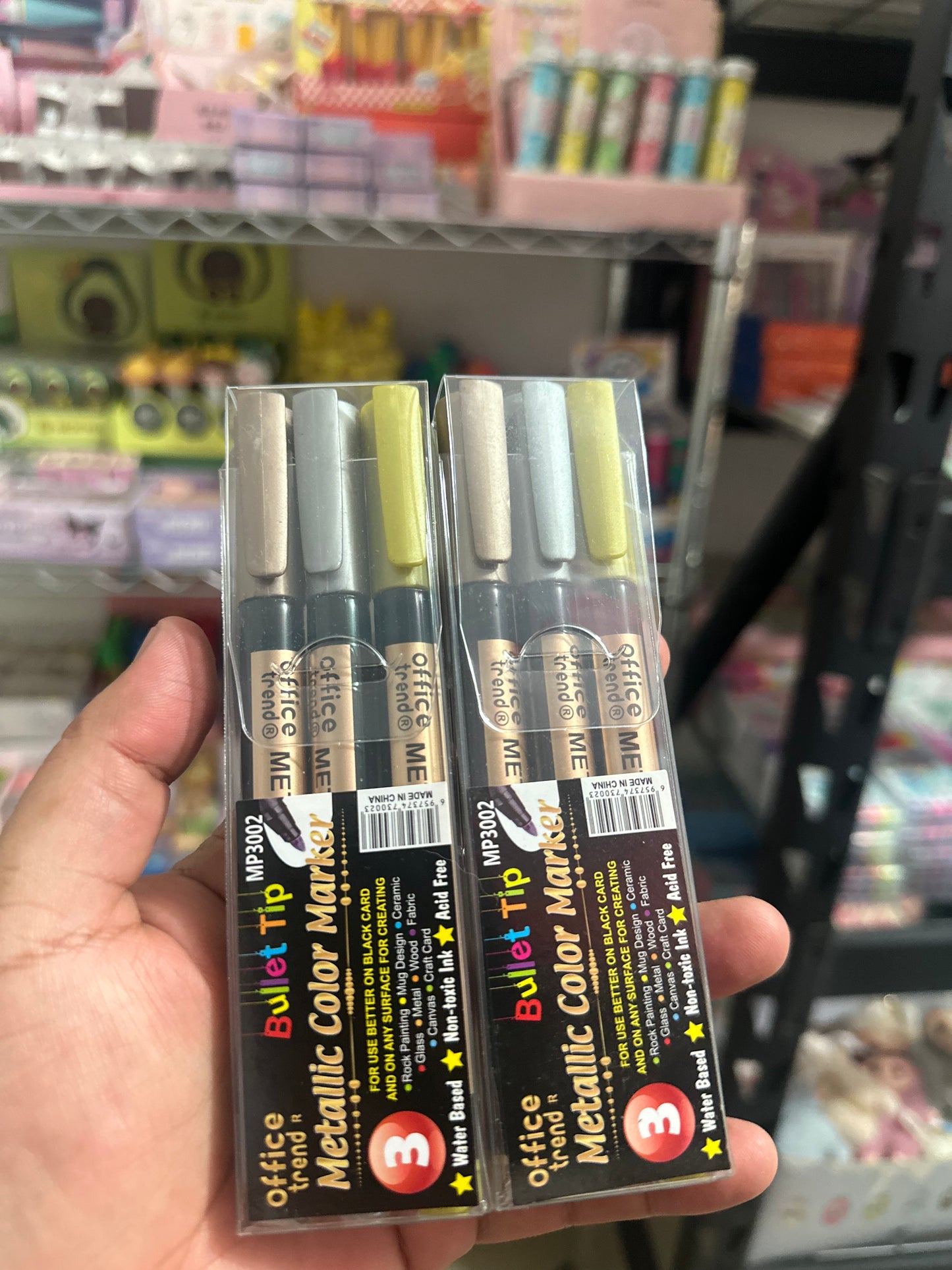 PLUMÓN METÁLICO 3pz