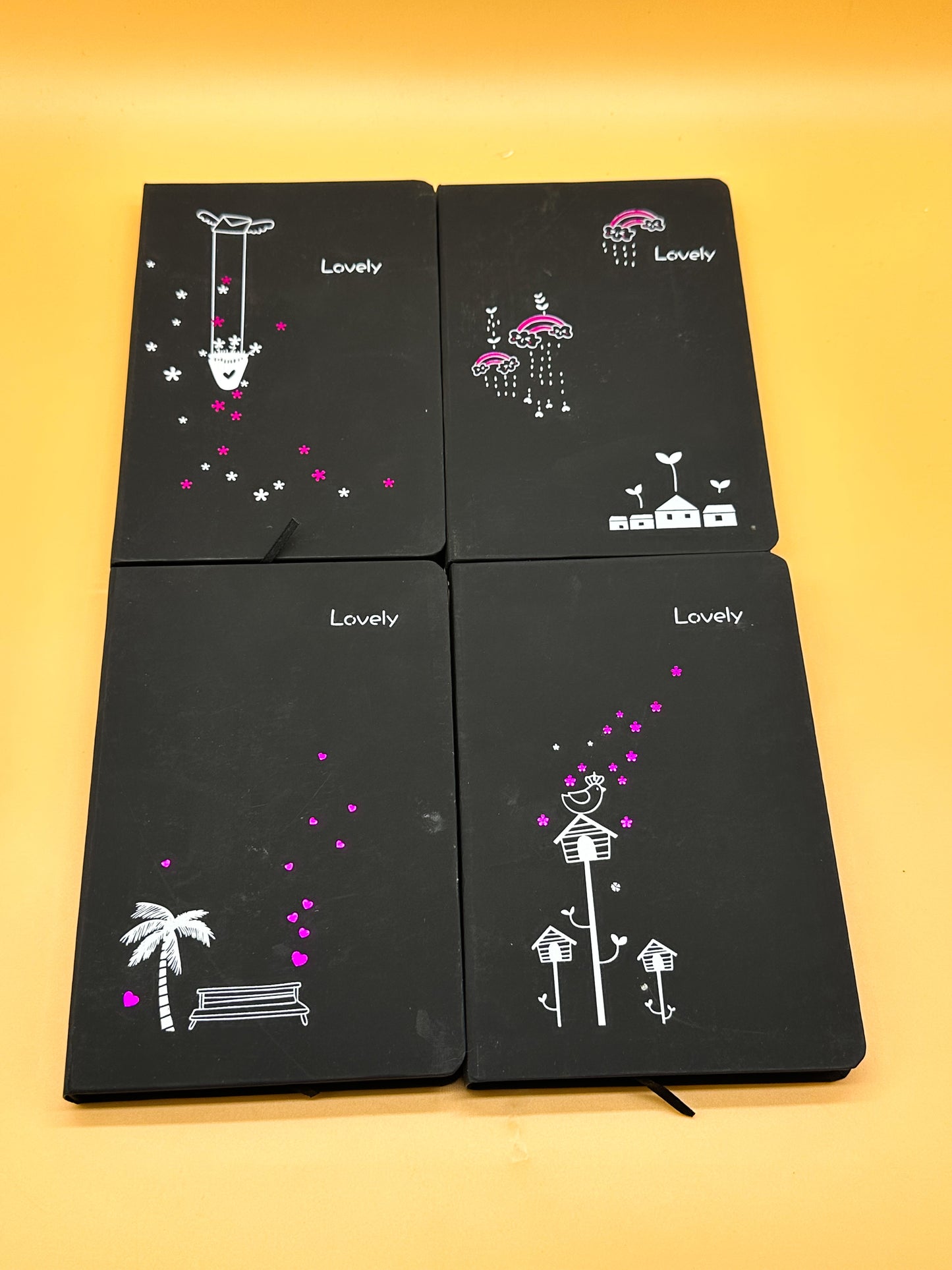 LIBRETA HOJA NEGRA PASTA DURA