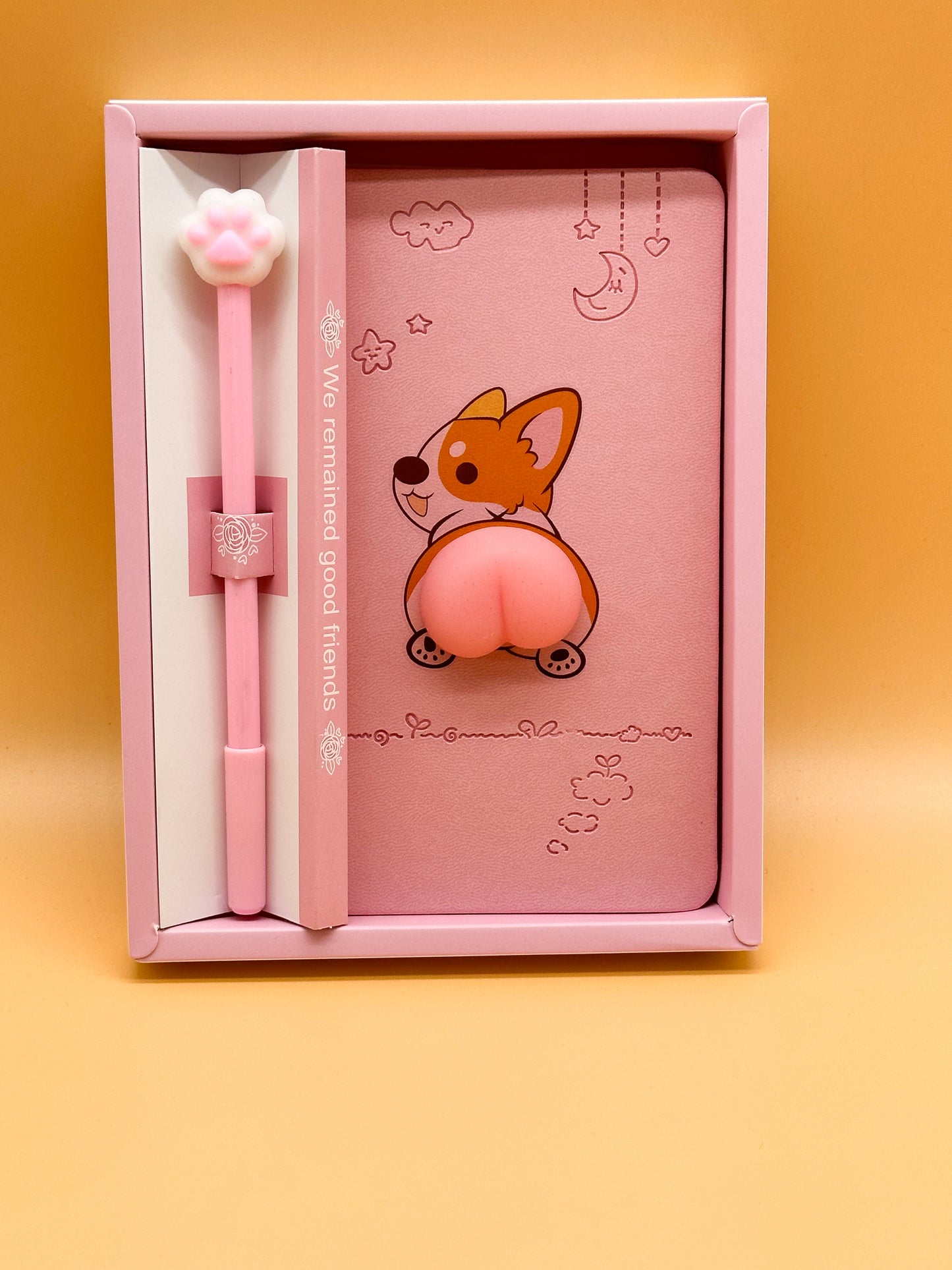 LIBRETA PERRITO CON PLUMA