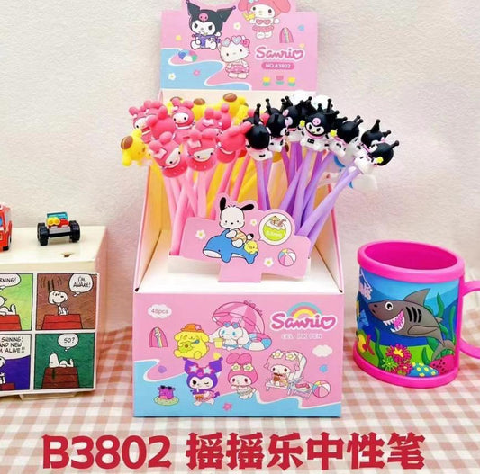 CAJA PLUMA SANRIO 48 pz