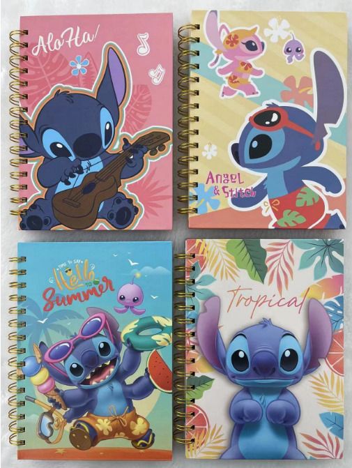 CAJA LIBRETA STITCH PASTA DURA A5 (100pz)