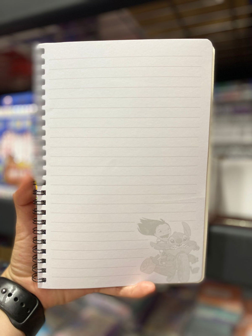 LIBRETA STITCH CON HOLOGRAMA