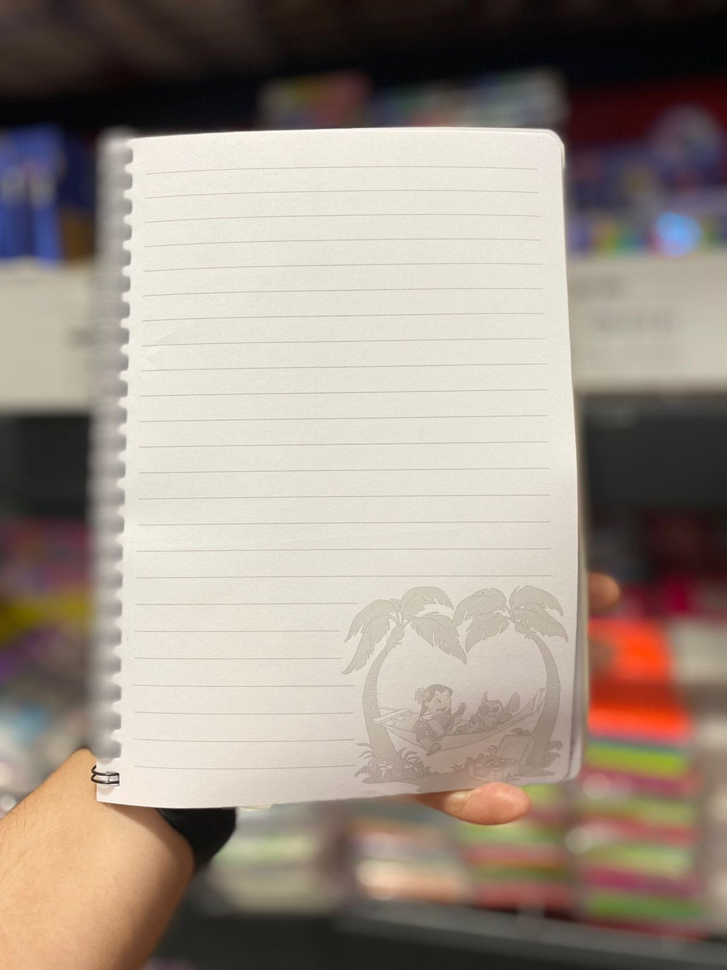 LIBRETA STITCH CON HOLOGRAMA