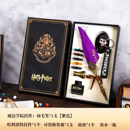 DECENA SET PLUMA FUENTE HARRY POTTER
