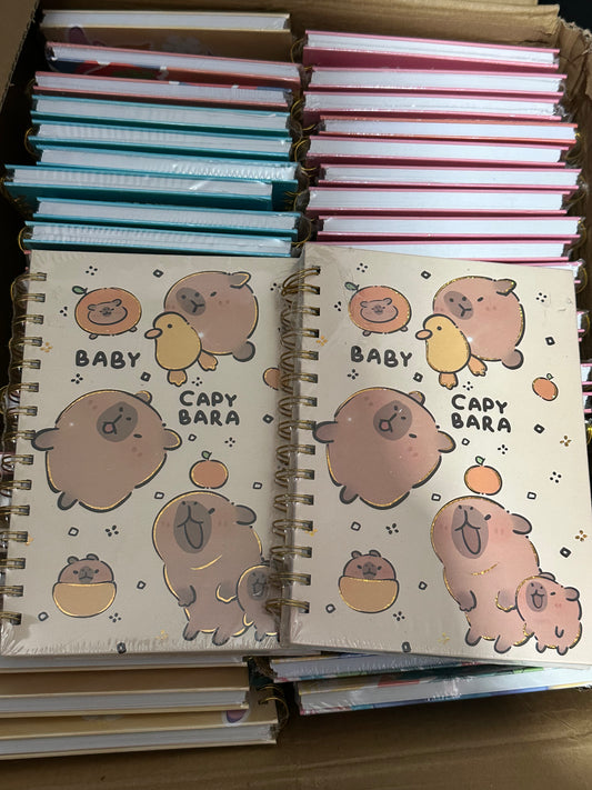 LIBRETA PASTA DURA CAPIBARA