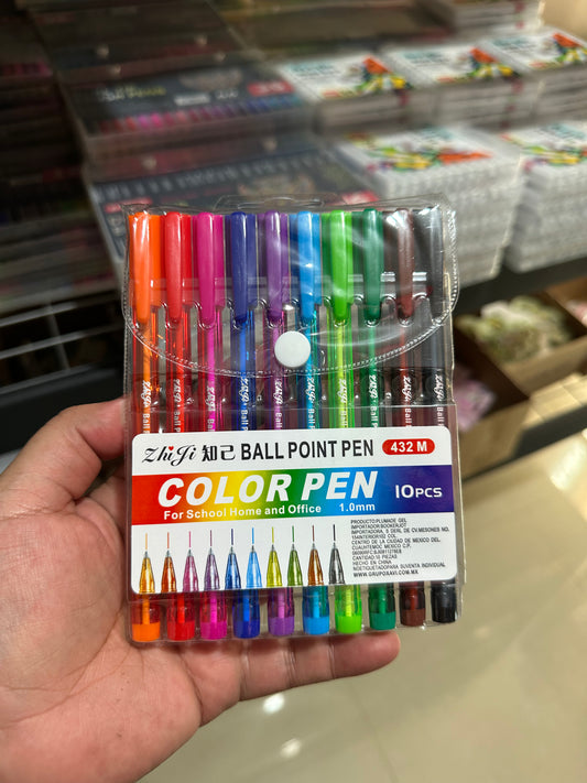 PLUMA COLORES  ZHIJI 10PZ