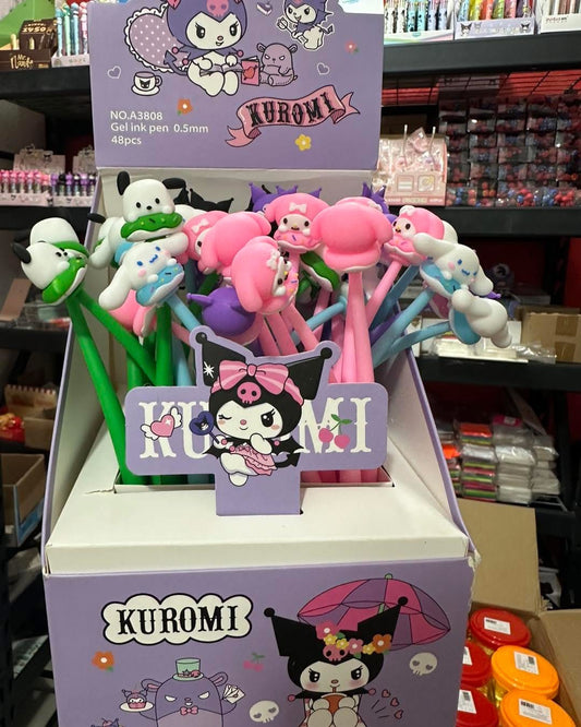CAJA PLUMA SANRIO 48 pz