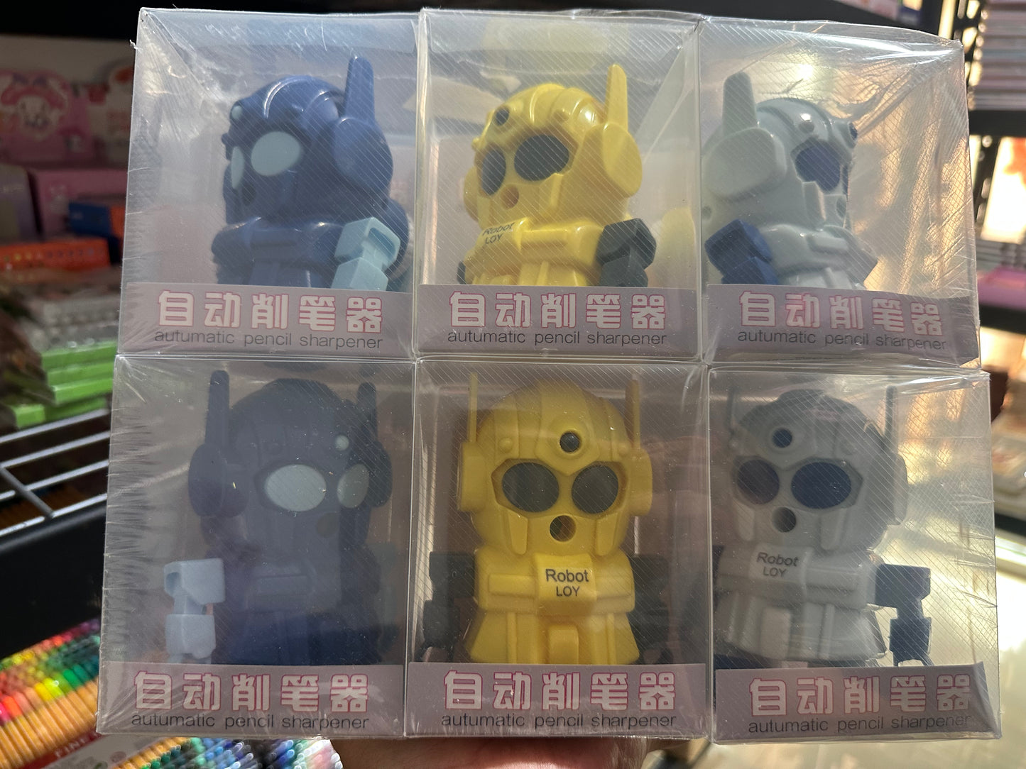 SACAPUNTAS ROBOT GRANDE