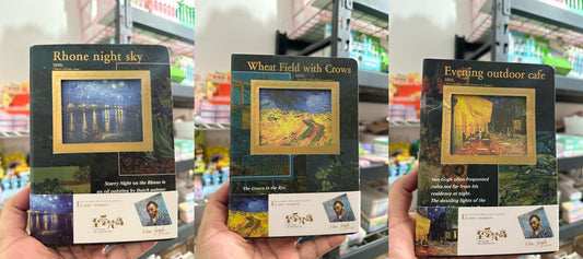 LIBRETA CUADROS VANGOGH DECORADAS