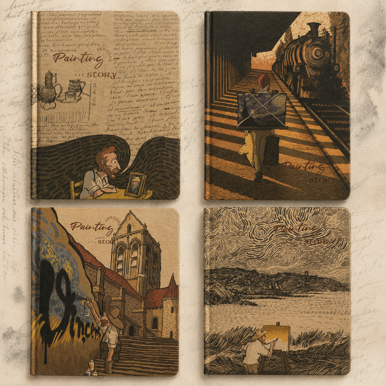 LIBRETAS VANGOGH 12pz