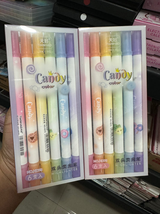 MARCATEXTO DOBLE PUNTA CANDY