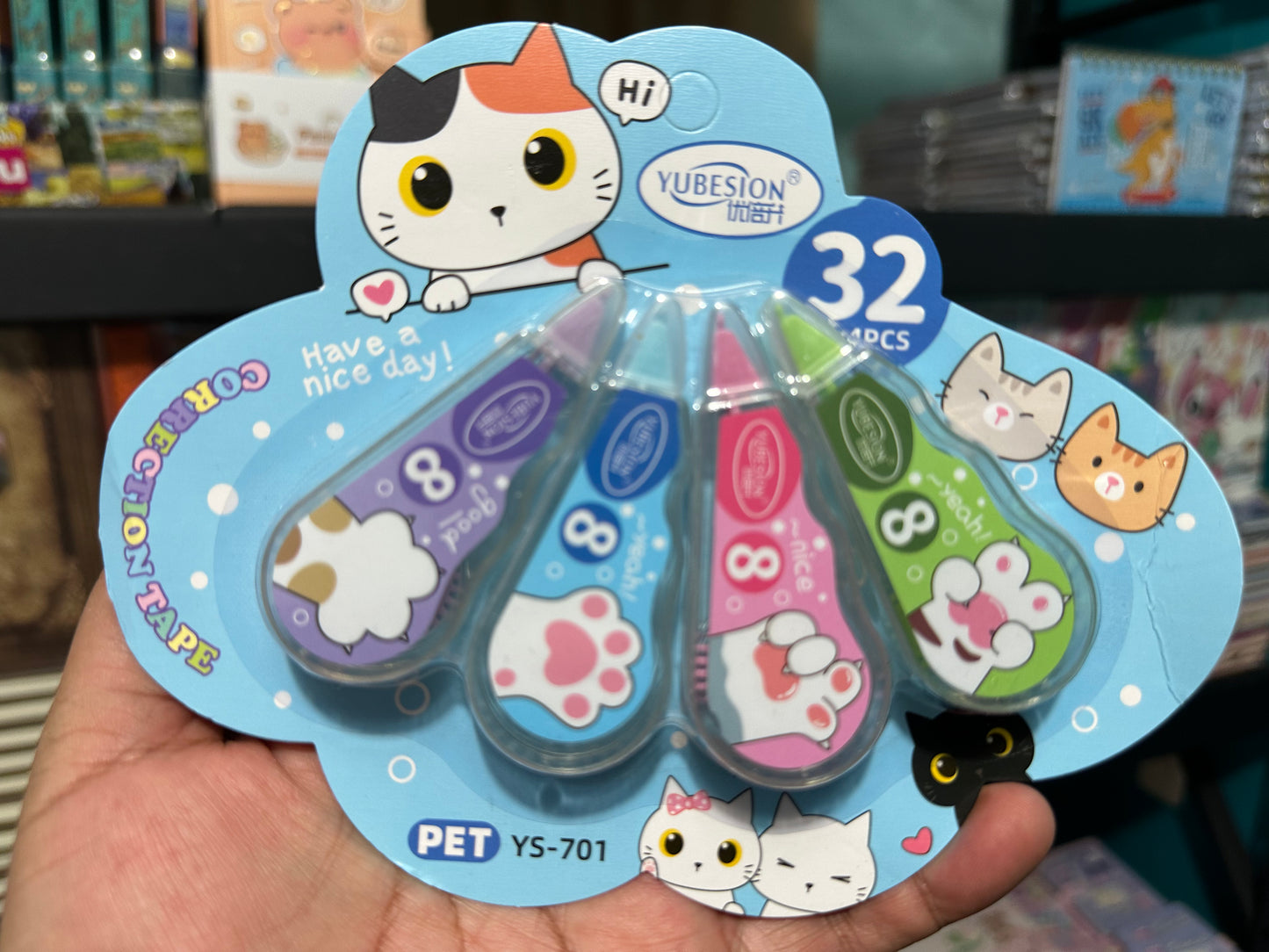 CORRECTOR GATITOS 4pz