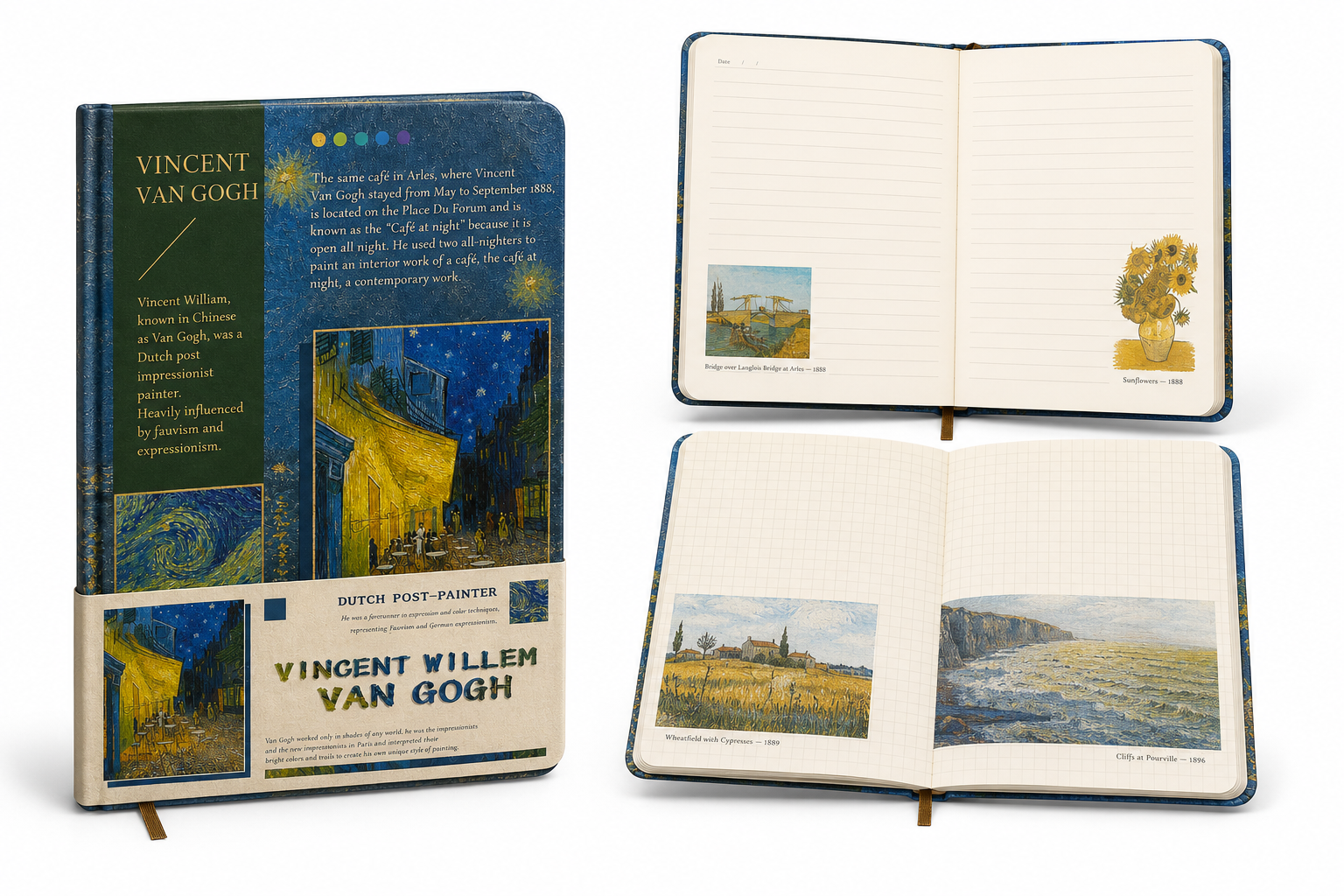 LIBRETA VANGOGH DECORADA