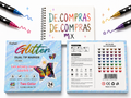 Plumones Glitter Doble Punta 24 piezas
