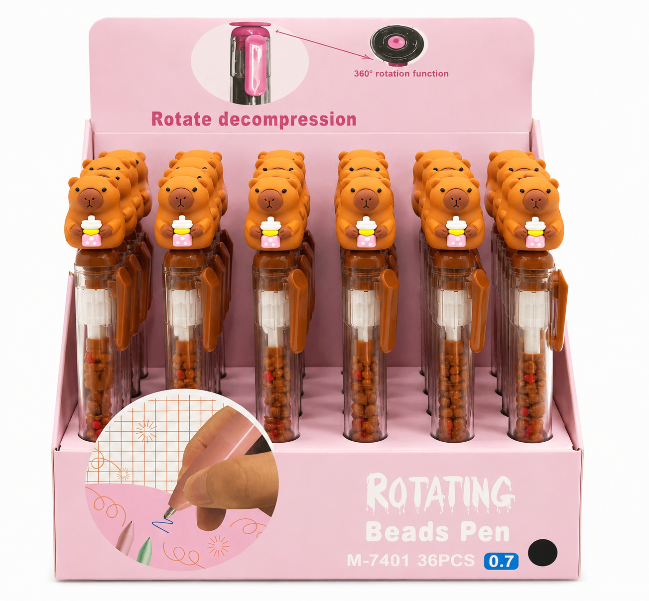 PLUMA CAPIBARAS ROTABLE