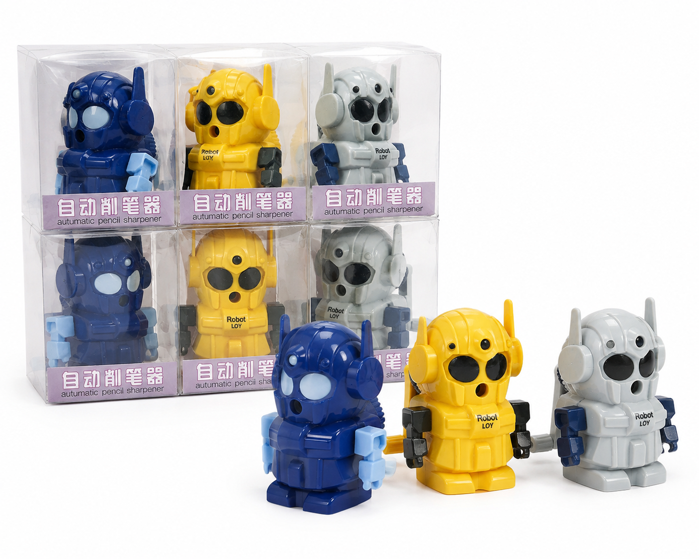 SACAPUNTAS ROBOT GRANDE