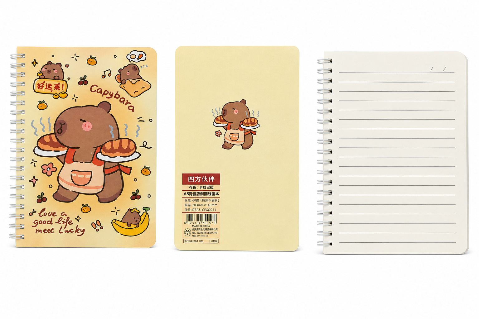 LIBRETA CAPIBARA A5