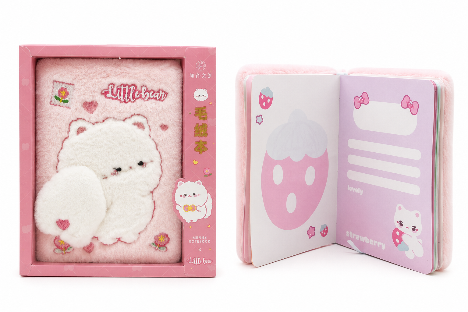 LIBRETA GATITO PELUCHE