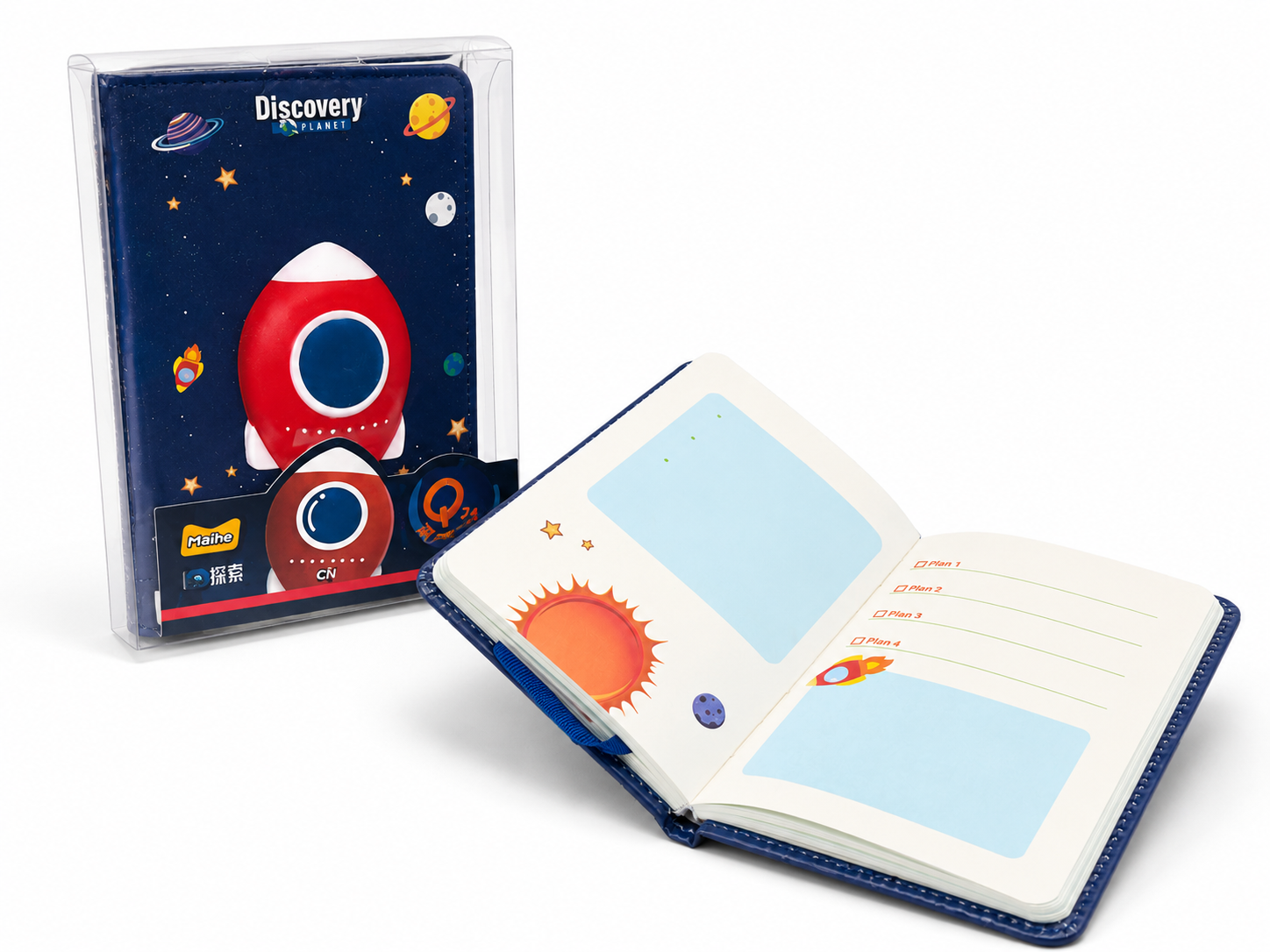 LIBRETA COHETE SQUISHY