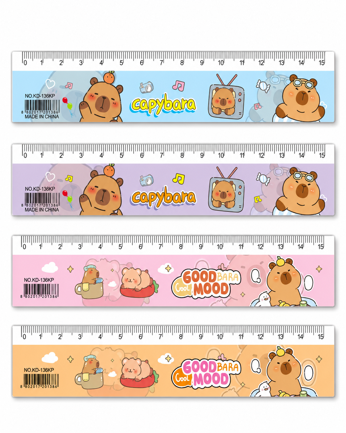 CAJA REGLA CAPIBARA 100 pz