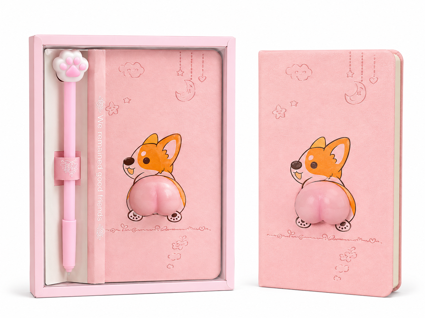 LIBRETA PERRITO CON PLUMA