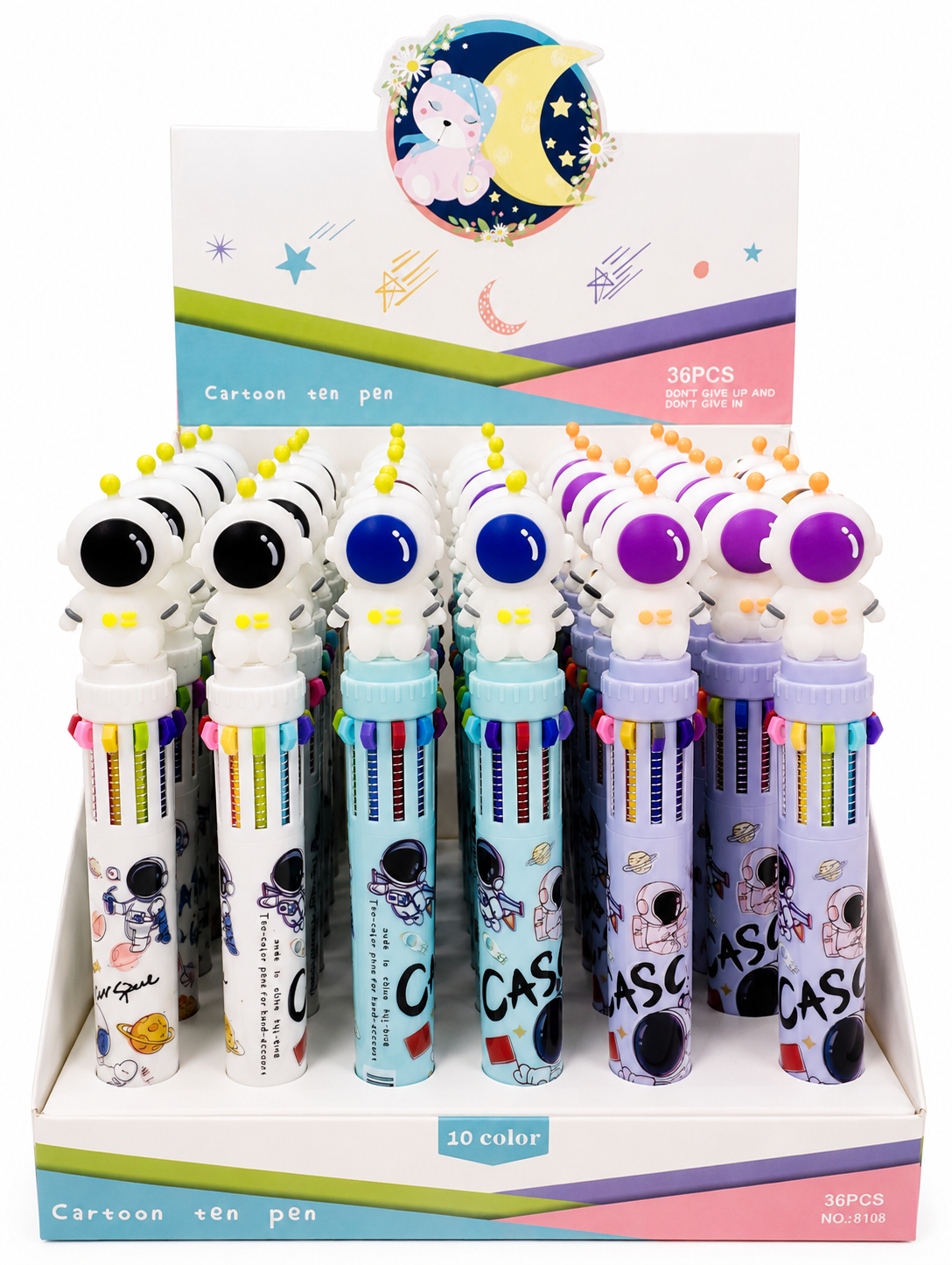 PLUMA ASTRONAUTA 10 TINTAS