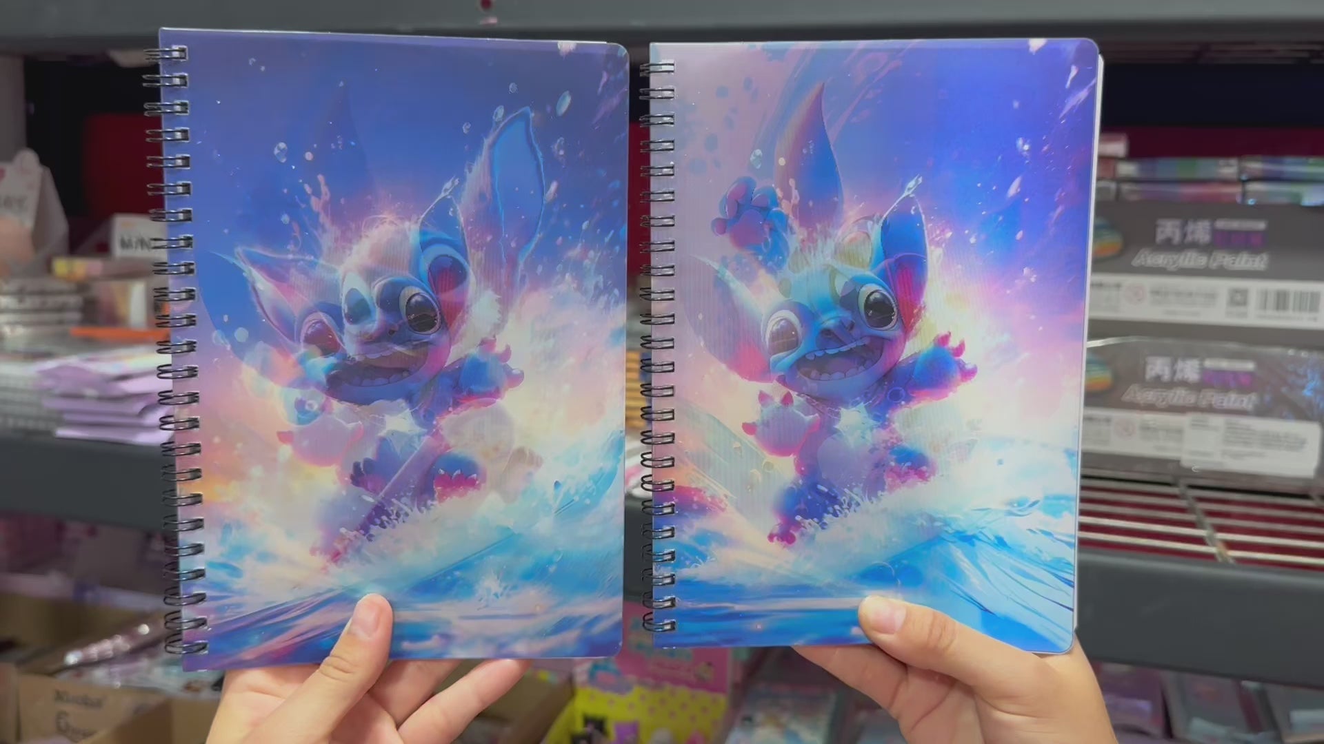 LIBRETA STITCH CON HOLOGRAMA